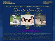 Tablet Screenshot of dansushihtzu.com